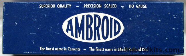 Ambroid 1/87 Unicel Combination Refrigerator Box Car (Reefer) With Sprung Metal Trucks - HO Craftsman Kit, K-11 plastic model kit